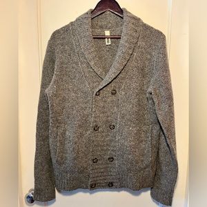 ASOS double breasted, 100% wool cardigan